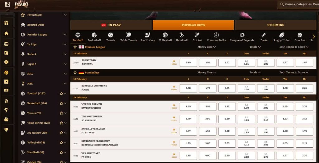 lizaro sportsbook